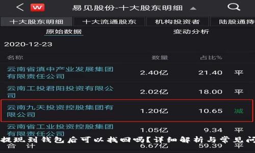 区块链提现到钱包后可以找回吗？详细解析与常见问题解答